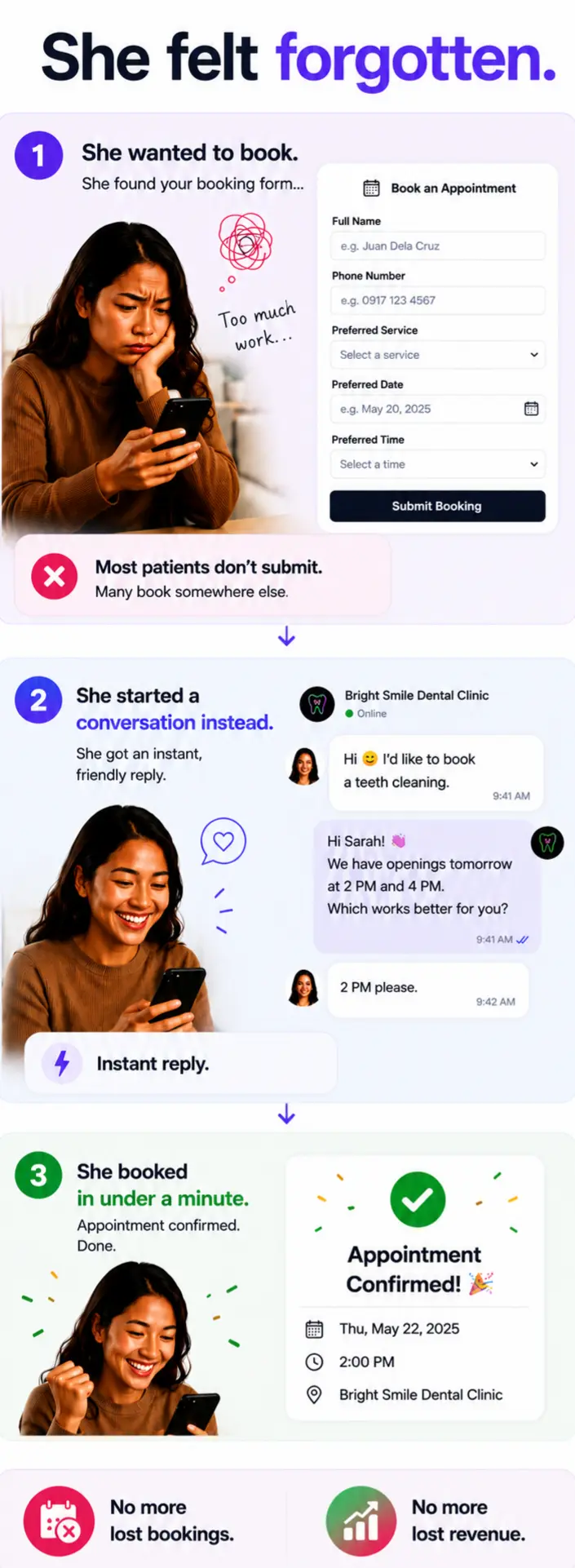 AI Chat Booking for Clinics