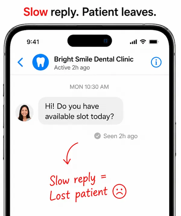 Clinic Chat Messaging booking