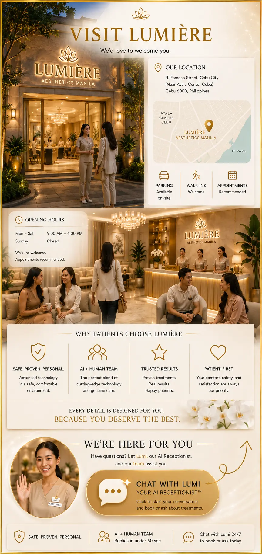 Visit Lumière Aesthetics Manila