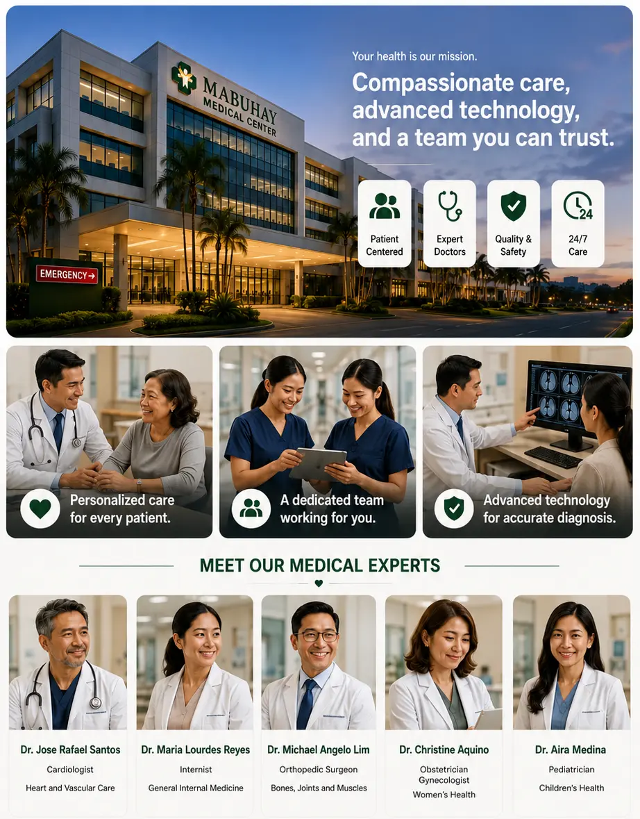 Mabuhay Medical Center Manila About
